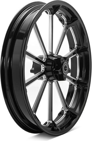 TOFR 21 inch Gloss Black Front Wheel Rim Tubeless For Harley FXST FLST Heritage Softail Night Train Springer Fat Boy FLSTF Deluxe Slim Deuce Deluxe Breakout Blackline in Saudi Arabia