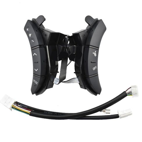 Steering Wheel Mounted Cruise Control Switch Butto Two Color/Fit for Toyota Land Cruiser Prado 2004 2005 2006-2009 Car-Styling Buttons 75B037 Steering Wheel Control(Black Low Match) in Saudi Arabia