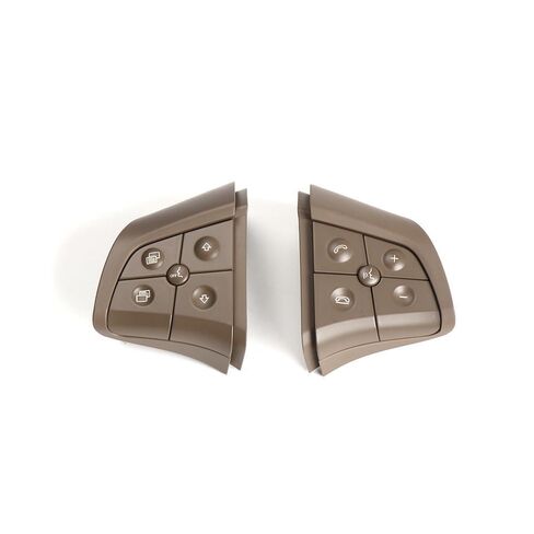 Steering Wheel Mounted Cruise Control Switch Butto Car Multi-Function Steering Wheel Switch Button Kit Control Key/Fit for Benz W164 W245 W251 ML GL 400 450 2006-2009(Model A Beige) in Saudi Arabia