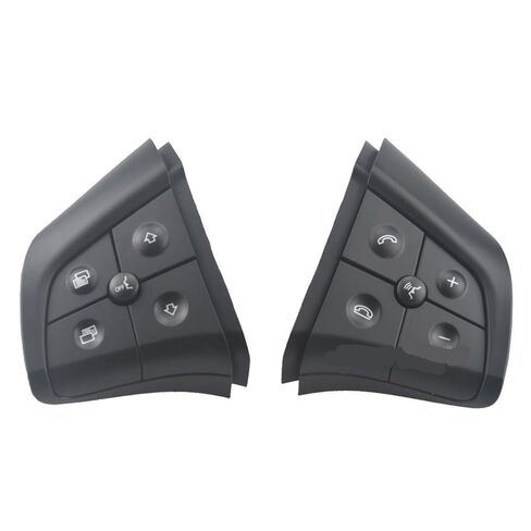 Steering Wheel Mounted Cruise Control Switch Butto Steering Wheel Push Buttons Phone Control Switch 10Key / Fit for Benz W164 W245 W251 ML GL 300 350 400 450 2006-2009(Model B-Grey) in Saudi Arabia