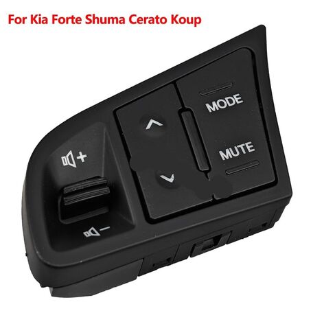Steering Wheel Mounted Cruise Control Switch Butto Multi Function Steering Wheel Audio Cruise Control Buttons/Fit for Kia Forte Shuma Cerato Koup 2008-2012 96700-2K000 96440-2K000(Left) in Saudi Arabia