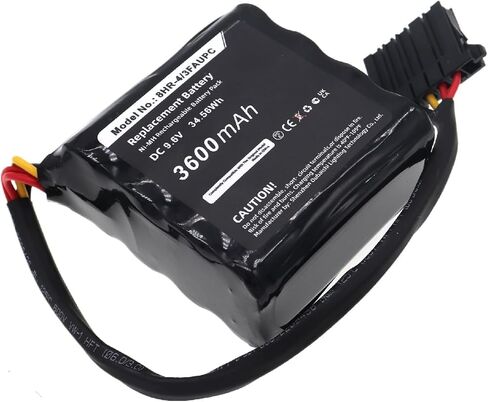 بطارية بديلة متوافقة مع PLC 8HR-4/3FAUPC E5503-07E-001 5PBH-96360 MB4000 بطارية MB4000A ماكينة بتحكم رقمي بالكمبيوتر 3600 مللي أمبير/9.6 فولت in Saudi Arabia