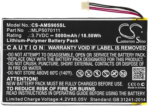 DCH 4250mAh تبديل البطارية ل Autel MX808 MS906CV DS808K MS906 MK808 MY905 MS905 MaxiDAS DS808K الماسح الضوئي MLP5070111 in Saudi Arabia