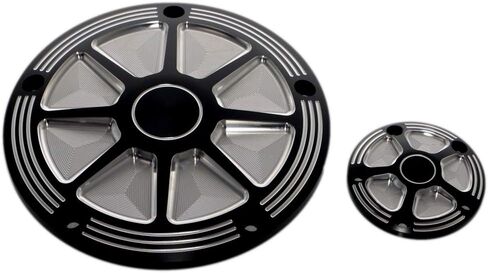 Motorcycle 103 Derby Cover Timing Timer Cover For Harley Dyna 99-17 Softail Touring Twin Cam Black 5 Holes in Saudi Arabia