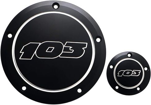 Motorcycle 103 Derby Cover Timing Timer Cover For Harley Dyna 99-17 Softail Touring Twin Cam Black 5 Holes in Saudi Arabia
