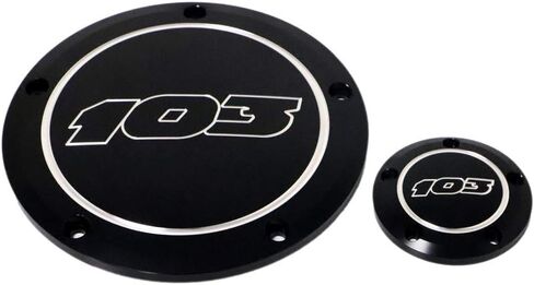 Motorcycle 103 Derby Cover Timing Timer Cover For Harley Dyna 99-17 Softail Touring Twin Cam Black 5 Holes in Saudi Arabia