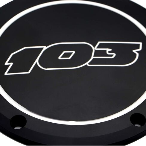 Motorcycle 103 Derby Cover Timing Timer Cover For Harley Dyna 99-17 Softail Touring Twin Cam Black 5 Holes in Saudi Arabia