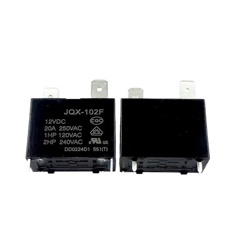 5PCS 10PCS Relay JQX-102F-12VDC Normally Open 4-pin 20A250V Electric Water Heater air Conditioning Relay(5PCS JQX-102F-12VDC) in Saudi Arabia