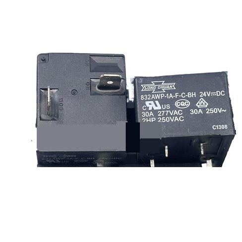 1pcs Relay 832AWP-1A-F-C-BH 24VDC Water Heater Relay 24V 30A 4pins in Saudi Arabia