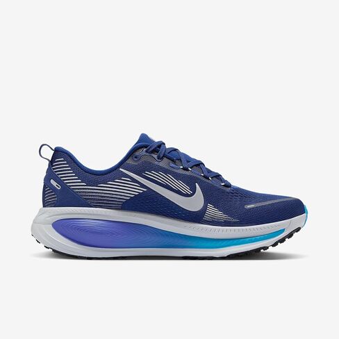 حذاء الجري Nike Vomero 18 للرجال (أزرق فويد/أزرق فاتح/قرمزي ساطع/فضي معدني) مقاس 7.5 in Saudi Arabia