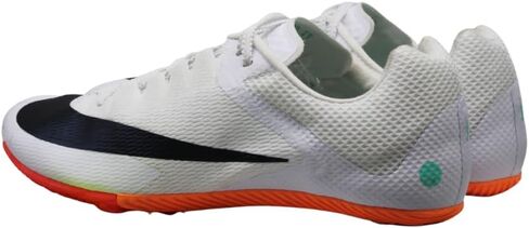Nike Zoom Rival Sprint Athletics Sprinting Spikes Shoes White/Obsidian-Bright Crimson 9 Mens US/10.5 WMNS US in Saudi Arabia