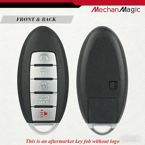 MechanMagic Key Fob Remote Replacement Fits for Nissan Rogue 2017-2020 FCC ID: KR5S180144106 PN:7812D-S180106 S180144110 285E3-6FL7B Smart Keyless Pusht Start Button in Saudi Arabia