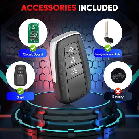 2026 Autel Programmable Universal Key for Toyota, MaxiIM IKEYTY8A3BL, 360° 130FT Remote, Smart 3 Buttons Blank Fob Keyless Entry Replacement, 315/433MHz, Work with Autel KM100, IM508S, IM608 PRO II in Saudi Arabia