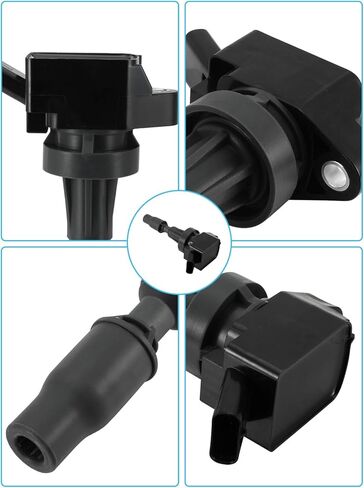 Set of 4 UF817 Ignition Coil Pack & Iridium Spark Plugs (1.6L Only) 2015-2020 For Hyundai Elantra GT Kona Sonata Tucson Veloster,For Kia Forte Forte5 Optima Soul,Replace # 273012B120 GN10910 in Saudi Arabia