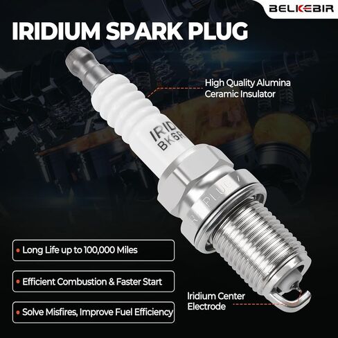 Set of 8 Ignition Coil Packs & Iridium Spark Plugs Compatible with 4.7L V8 2000-2007 Dodge Dakota Durango, 2002-2007 Ram 1500, 1999-2007 Jeep Grand Cherokee, 2006-2007 Commander Replace UF270 & 4503 in Saudi Arabia