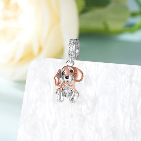 Dachshund Charm 925 Sterling Silver Dachshund Charms for Bracelets Wiener Dog Gifts for Women Dog Lovers in Saudi Arabia