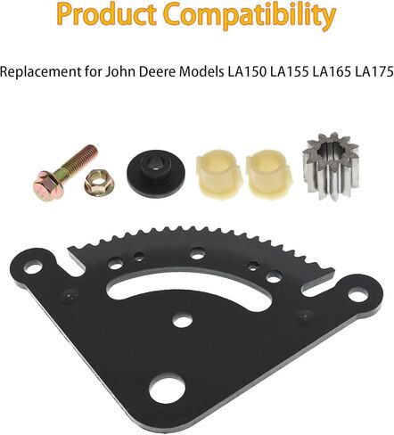 WFLNHB LA175 Steering Sector and Pinion Gear w/Bushings Replacement for John Deere LA165 LA155 LA150 Models in Saudi Arabia