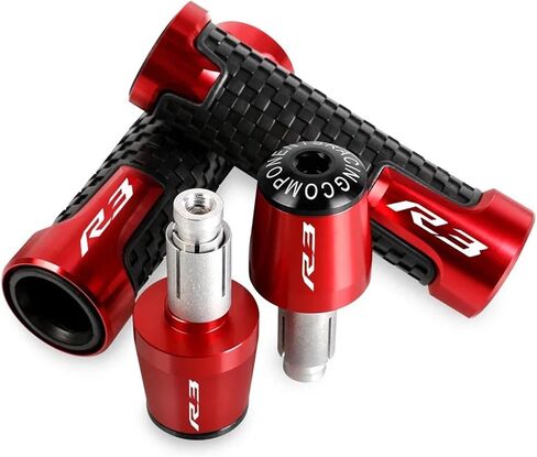 for Yama&ha R3 YZF R3 2015-2017 2018 219 2020 2021 2022 Motorcycle Accessories 7/8 22mm Handlebar Hand Grips Handle Bar Ends Cap in Saudi Arabia