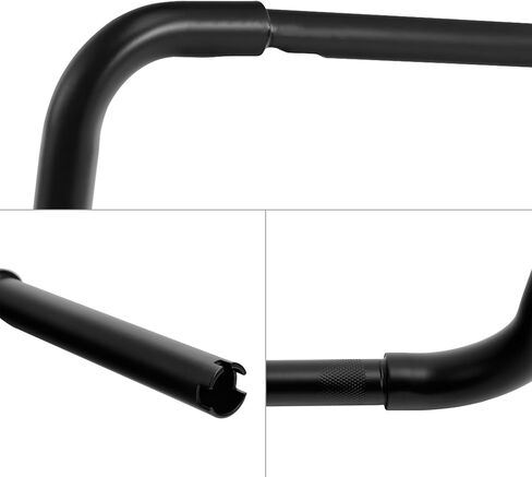 XFMT 10" Rise 1.25" Ape Hanger Handlebar For Harley Davidson FLST FXST Sportster XL, Chrome in Saudi Arabia