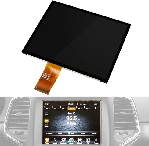 استبدال شاشة تعمل باللمس Uconnect 4C UAQ 8.4 بوصة، محول رقمي LCD TDO-XGA084 مطور متوافق مع 2018-2023 لسيارة جيب ودودج رام وشاشة ملاحة راديو كرايسلر، تثبيت مضاد للوهج بدون غراء 68388570AB in Saudi Arabia