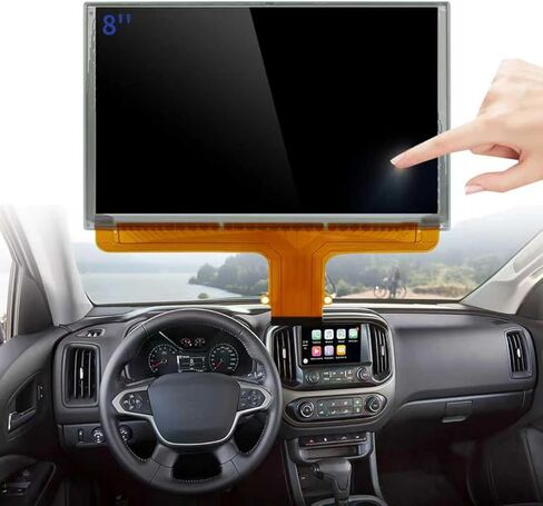 استبدال شاشة تعمل باللمس Uconnect 4C UAQ 8.4 بوصة، محول رقمي LCD TDO-XGA084 مطور متوافق مع 2018-2023 لسيارة جيب ودودج رام وشاشة ملاحة راديو كرايسلر، تثبيت مضاد للوهج بدون غراء 68388570AB in Saudi Arabia