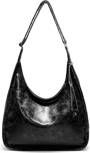 حقيبة يد كبيرة من GEMIU للنساء - حقائب يد هوبو كلاسيكية ومحفظة كتف مترهلة مع حزام كتف قابل للتعديل بسعة واسعة in Kuwait