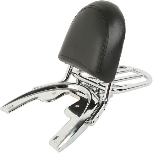 XMT-MOTO Low Sissy Bar Uprights with Passenger Backrest Pad,Luggage Rack,Fender Base Plate fits for 2002-2006 Harley Davidson VRSC VRSCA, VRSCB and VRSCD models in Saudi Arabia