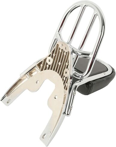 XMT-MOTO Low Sissy Bar Uprights with Passenger Backrest Pad,Luggage Rack,Fender Base Plate fits for 2002-2006 Harley Davidson VRSC VRSCA, VRSCB and VRSCD models in Saudi Arabia