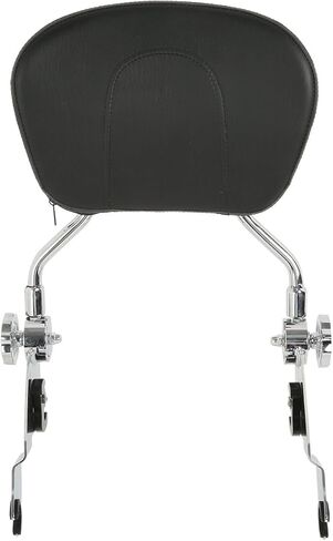 XMT-MOTO 18 inch Detachable Backrest Sissy Bar w/pad Fit for Harley Road King Road Glide Street Glide Electra Glide Ultra Classic 2009-2023 Chrome in Saudi Arabia