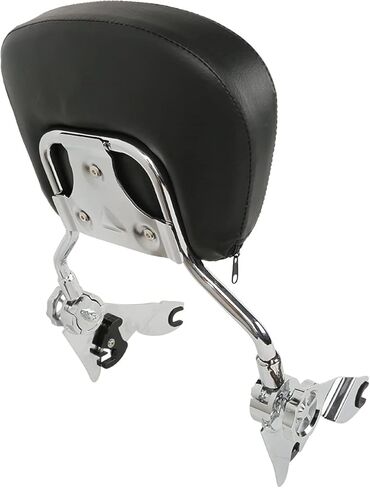 XMT-MOTO 18 inch Detachable Backrest Sissy Bar w/pad Fit for Harley Road King Road Glide Street Glide Electra Glide Ultra Classic 2009-2023 Chrome in Saudi Arabia