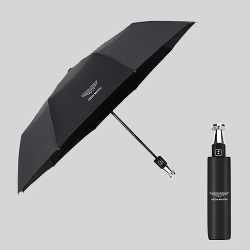 Exclusive Car Umbrella for Aston Martin DBX/Straight Six / DBX707 / DBX S 2020-2025, Sun Rain Protection with Car Logo Foldable and Long Handle Options Vehicle Umbrella in Kuwait