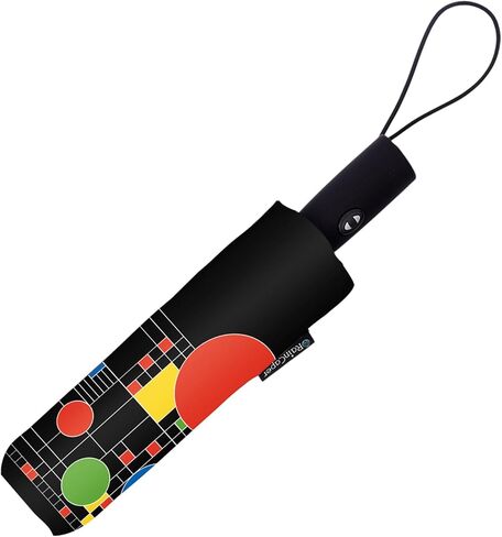 مظلة سفر قابلة للطي من RainCaper Frank Lloyd Wright مقاومة للرياح ومفتوحة تلقائيًا مقاس 43 بوصة مع أكمام متطابقة in Kuwait