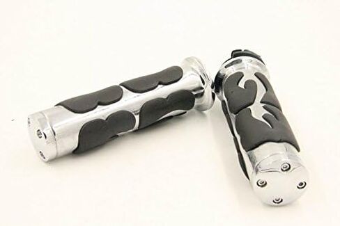 HONGK- Flame Hand Grip Compatible with Suzuki Intruder Boulevard C90 C50 M50 Volusia Marauder 800 [B01C0SSL3C] in Saudi Arabia