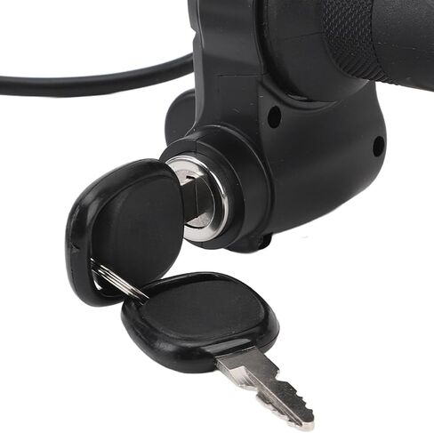 EBike Throttle Grip with Keys, Electric Scooter Bicycle Full Twist Throttle Grip 12V-84V Speed Controller Handlebar Grip for Electric Bike Scooter in Saudi Arabia
