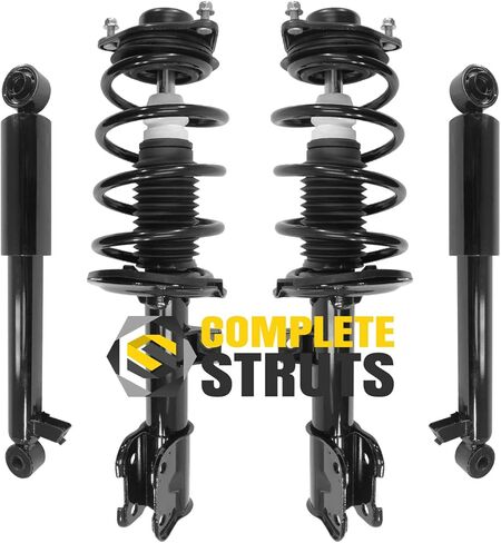 COMPLETESTRUTS - مجموعات دعامة أمامية كاملة مع نوابض لولبية واستبدال ممتص الصدمات الخلفي لسيارة Kia Sorento FWD 4 CYL 2014-2015 - مجموعة من 4 in Saudi Arabia