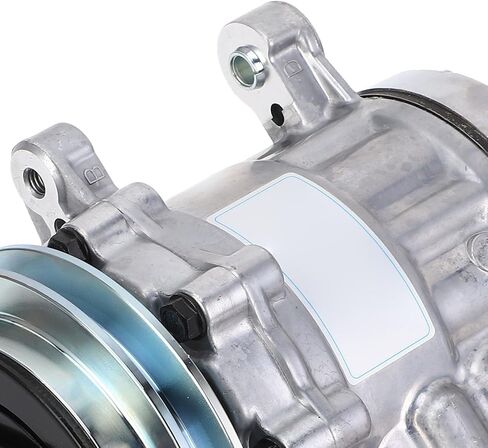 Oumefar High Performance AC Compressor, Replacement for Komatsu PC56-7, Alloy Steel Construction, Efficient Cooling for Excavator Cabin in Saudi Arabia