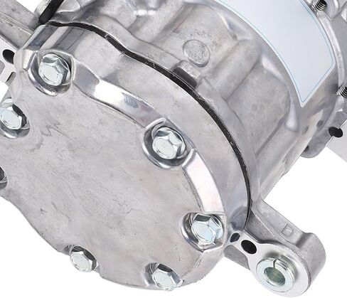 Oumefar High Performance AC Compressor, Replacement for Komatsu PC56-7, Alloy Steel Construction, Efficient Cooling for Excavator Cabin in Saudi Arabia