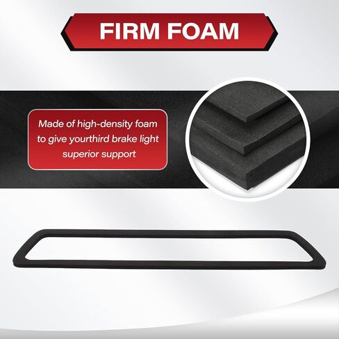 حشية ختم ضوء الفرامل الثالثة، متوافقة مع مجموعة مصابيح إيقاف التثبيت العالية 2009-2018 دودج رام 1500، 2010-2018 دودج رام 2500 3500، لاصق من جانب واحد in Kuwait