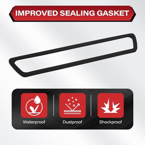 حشية ختم ضوء الفرامل الثالثة، متوافقة مع مجموعة مصابيح إيقاف التثبيت العالية 2009-2018 دودج رام 1500، 2010-2018 دودج رام 2500 3500، لاصق من جانب واحد in Kuwait