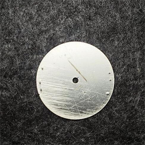 Wikene Watch Replacement dial 28.5MM CD Pattern Watch Dial Blank Metal No Calendar Watch Faces Accessories for NH35 for NH36 Movements in Kuwait