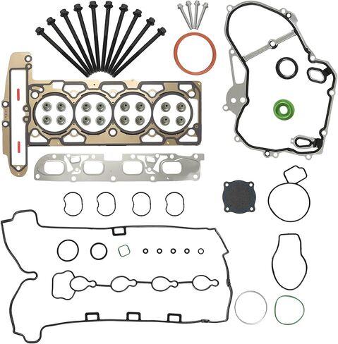2.4 Full Head Gasket Set w/Cylinder Head Bolts Fit for Chevy Buick GMC Lacrosse Regal Verano Equinox Impala Malibu Terrain 2.4L 2011-2016 HS26517PT CS26223-1 ES72196 in Kuwait