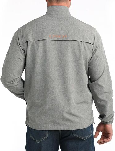 Cinch Men's Grey Windbreaker Pull Over in Saudi Arabia