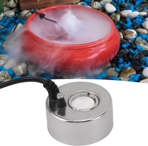 Mist Maker Fogger, DC 12V Fog Machine, Alloy Humidifier with for Indoor Outdoor Fountain Fishtank Decor, Creates Magical in Kuwait