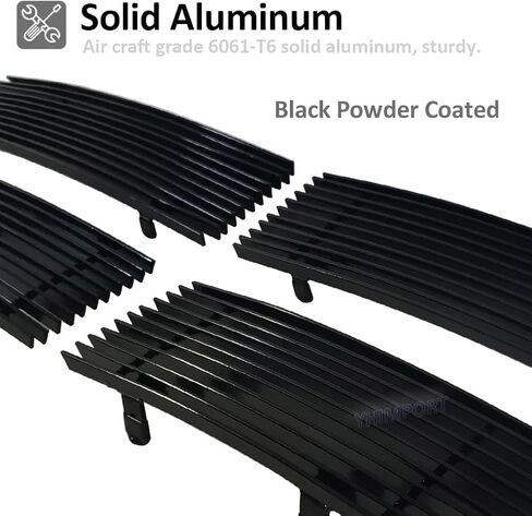 Front Black Grille Fits 2005-2007 Dodge Magnum Except SRT8 Black Billet Grille Grill Insert Combo in Saudi Arabia
