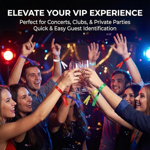 50 Pcs Cloth Event Wristband Disposable Fabric Bracelets Party Entrance Identification Wrist Strap for Concert Club Admission Summer Camp Festival VIP Drink Ticket ID in Saudi Arabia