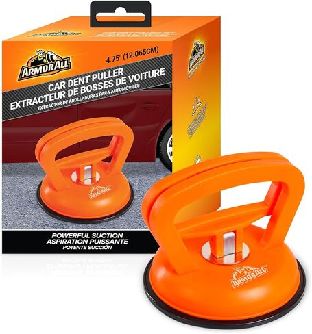 Armor All Dent Puller, Ultra-Powerful 55 Lb. Car Dent Puller, 4.5" inch Suction Cup Paintless Dent Repair Puller, Ultra Heavy-Duty Car Dent Repair & Removal Tool, Screen, Glass, Tiles, Objects Moving in Saudi Arabia