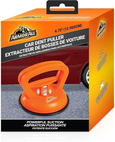 Armor All Dent Puller, Ultra-Powerful 55 Lb. Car Dent Puller, 4.5" inch Suction Cup Paintless Dent Repair Puller, Ultra Heavy-Duty Car Dent Repair & Removal Tool, Screen, Glass, Tiles, Objects Moving in Saudi Arabia