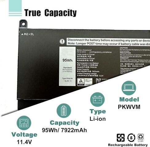 BOWEIRUI L17M6P52 01AV498 L17C6P51 Laptop Battery Compatible with Lenovo ThinkPad P72 P73 Series Notebook 01AV497 SB10K97636 SB10K97637 11.25V 8800mAh 99Wh 3-Cell in Kuwait