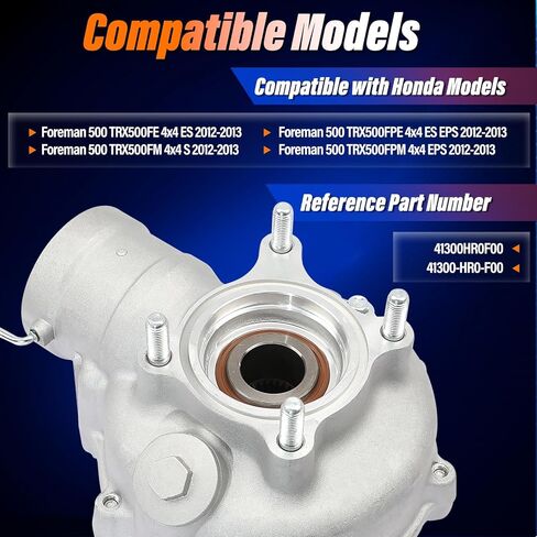 41300-HR0-F00 Rear Drive Differential Assembly Fit for 2012-2013 Honda Foreman 500 in Saudi Arabia