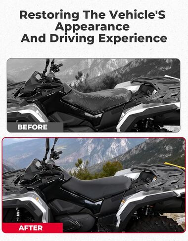 KEMIMOTO ATV Complete Seat Compatible with 2013-2024 Can Am Outlander 650 850 1000 1000R MAX / 2018-2023 Can-Am Outlander 450 L450 570 L570 MAX Front Seat Replacement OEM 708002491 in Saudi Arabia